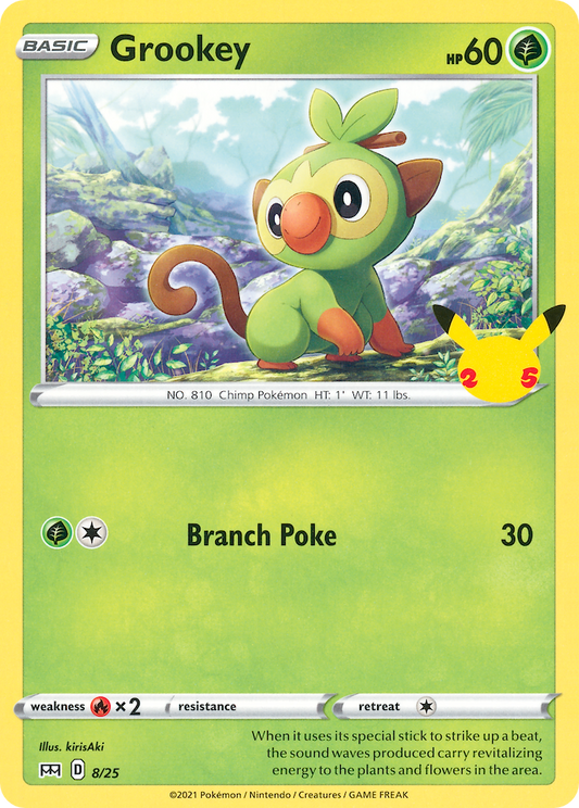Grookey - 08/25 - McDonald's Collection 2021
