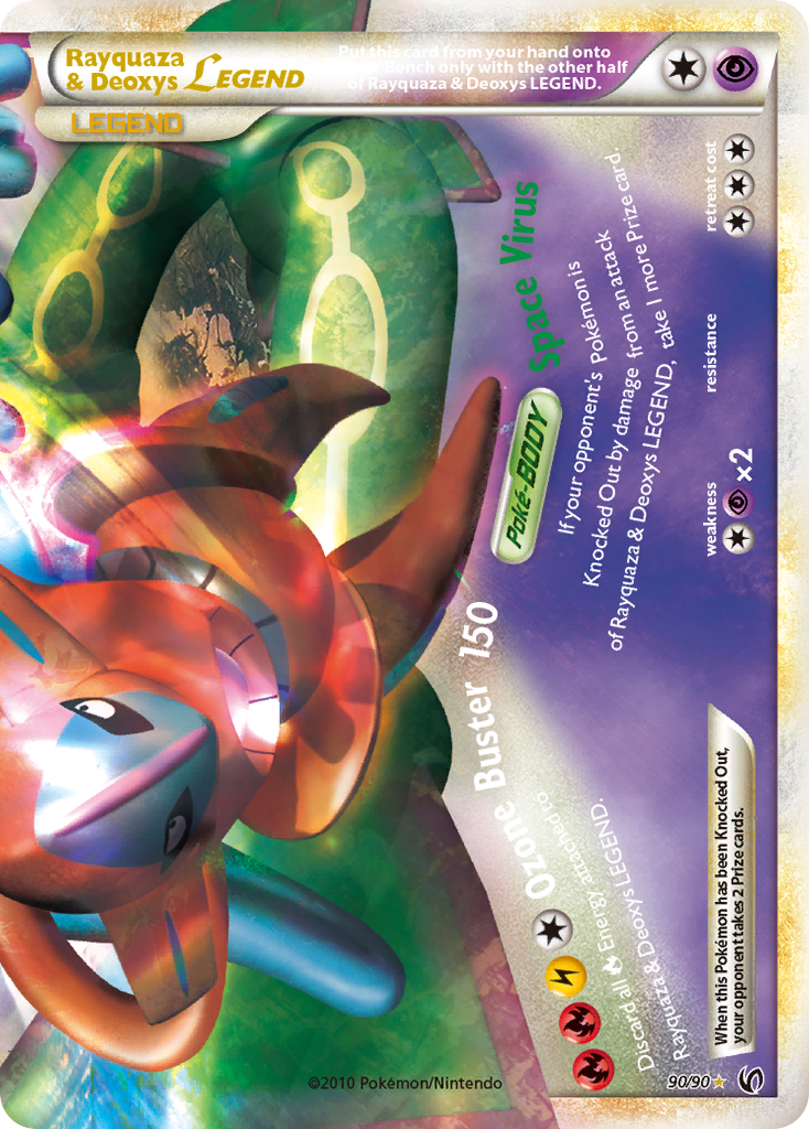 Rayquaza & Deoxys LEGEND - 90/90 - HS—Undaunted