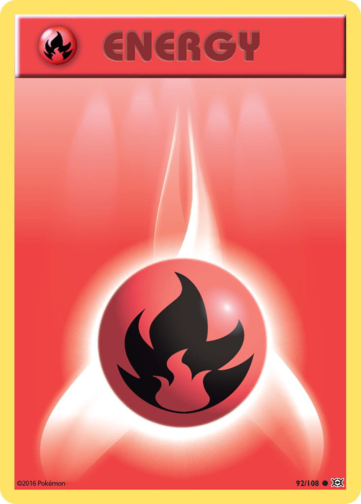 Fire Energy - 092/108 - Evolutions