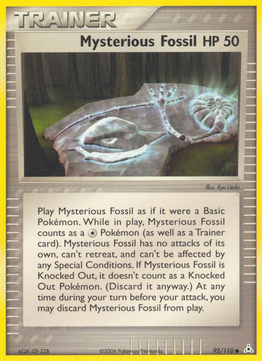 Mysterious Fossil - 092/110 - Holon Phantoms