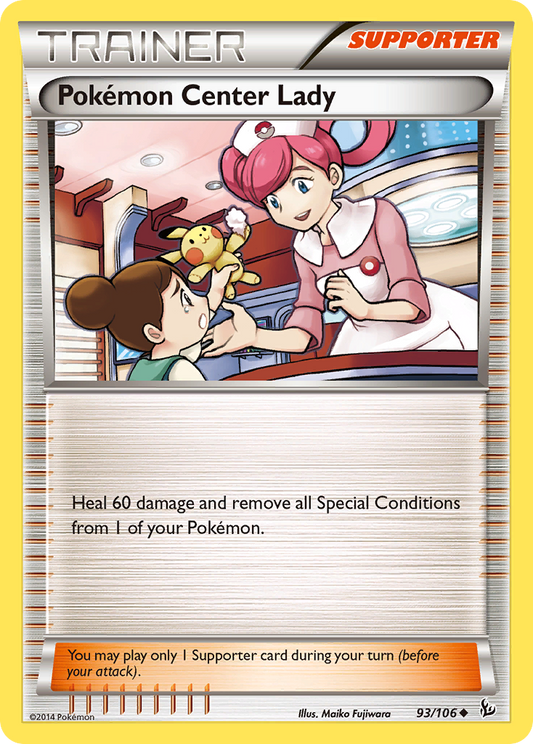 Pokémon Center Lady - 093/106 - Flashfire