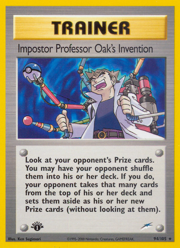Impostor Professor Oak's Invention - 094/105 - Neo Destiny