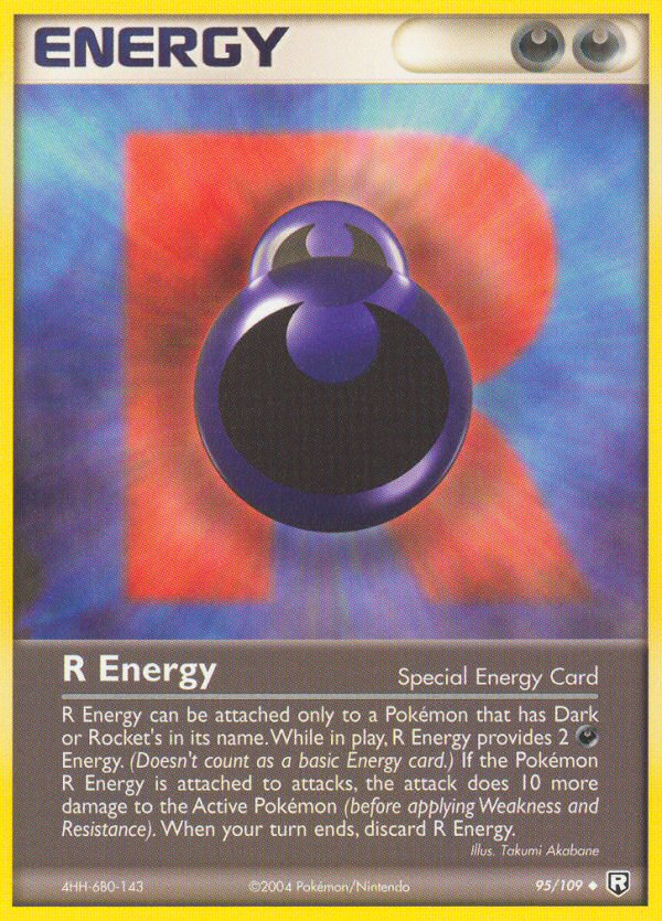 R Energy - 095/109 - Team Rocket Returns