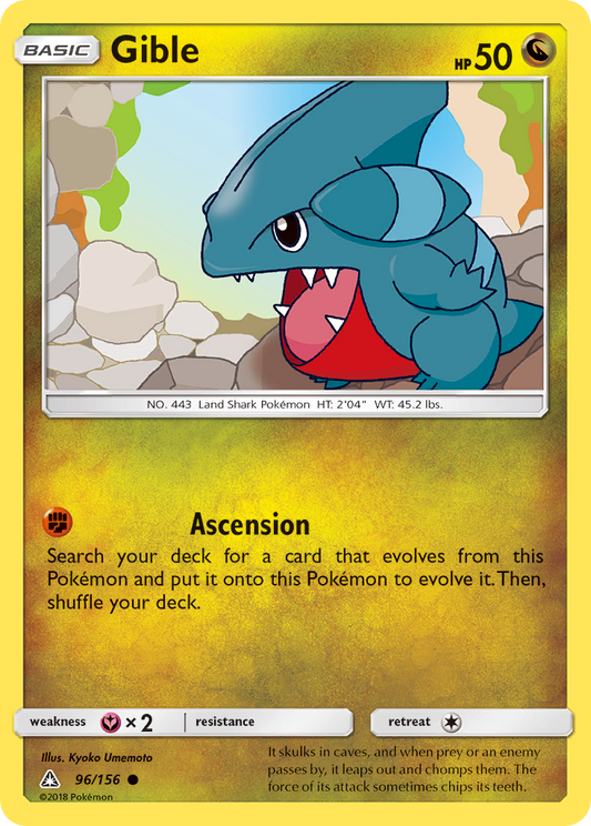 Gible - 096/156 - Ultra Prism