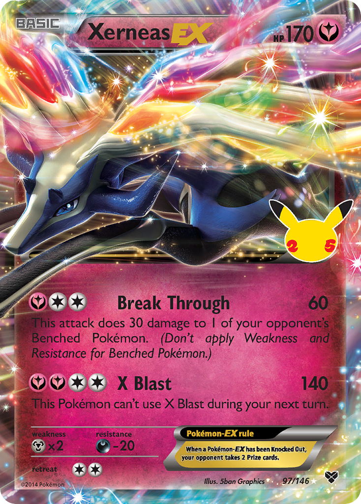 Xerneas-EX - 97/25 - Celebrations: Classic Collection