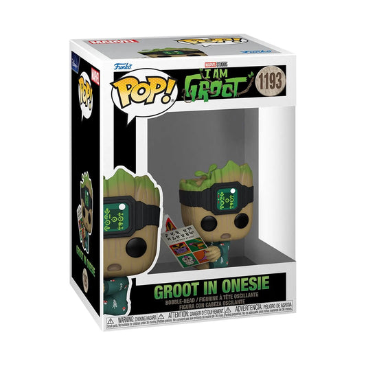 I Am Groot in Onesie with Book Funko Pop! Vinyl Figure