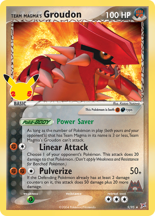 Team Magma's Groudon - 09/25 - Celebrations: Classic Collection