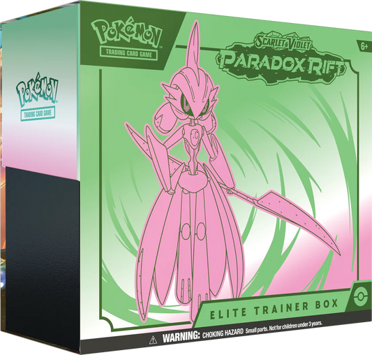 Pokemon SV4 Paradox Rift IRON VALIANT Elite Trainer Box
