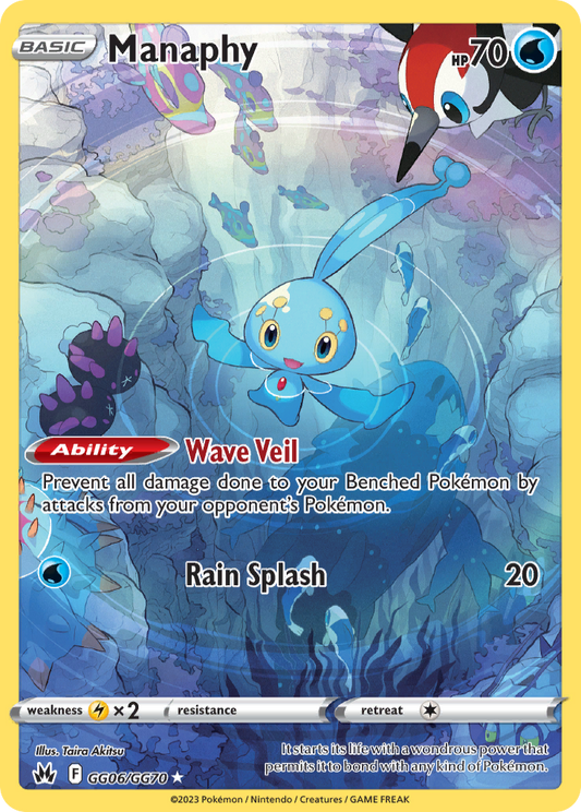 Manaphy - GG06 - Crown Zenith Galarian Gallery