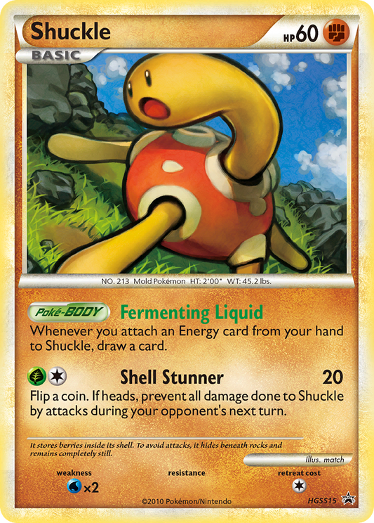 Shuckle - HGSS15 - HGSS Black Star Promos