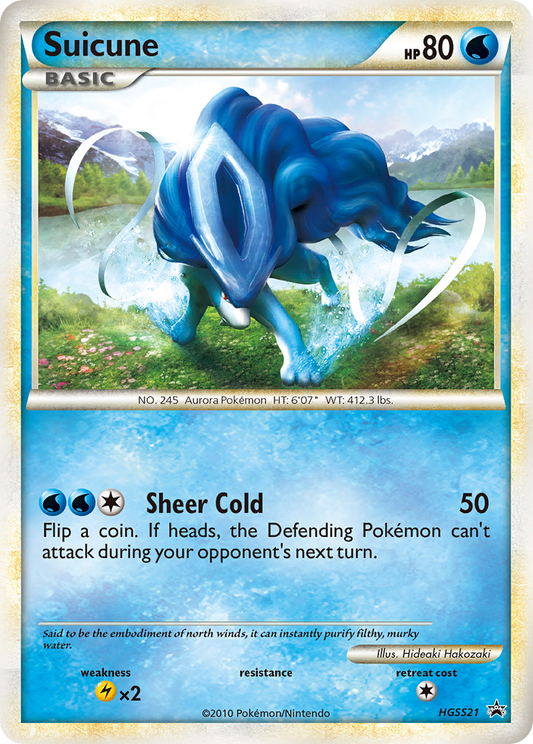 Suicune - HGSS21 - HGSS Black Star Promos