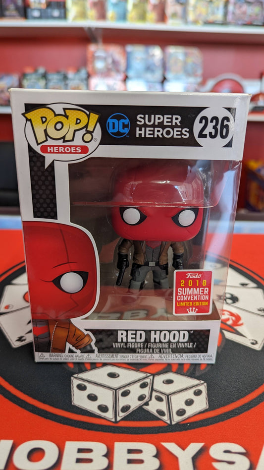Super Heroes Red Hood Funko Pop! Vinyl Figure #236  - 2018 Summer Convention Exclusive