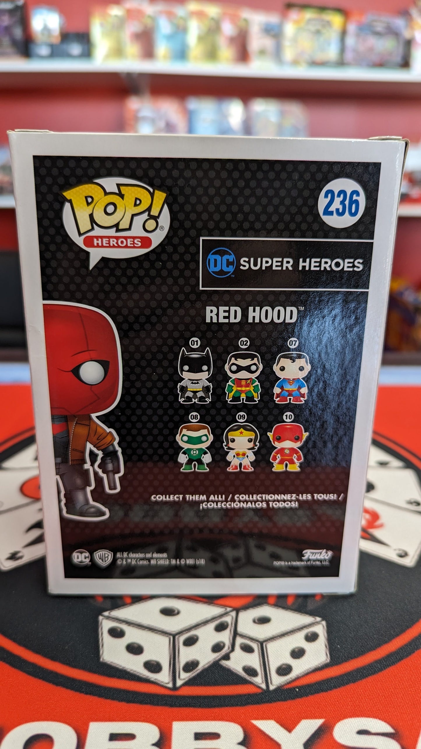 Super Heroes Red Hood Funko Pop! Vinyl Figure #236  - 2018 Summer Convention Exclusive