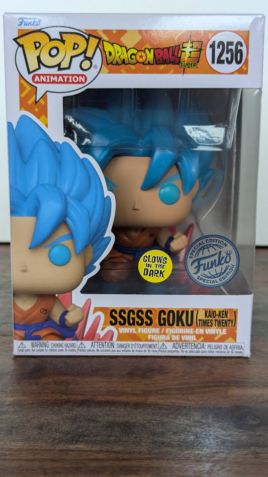 Sgss Goku (kaio-ken times twenty) - #1256 - GITD - Special Edition - (c)