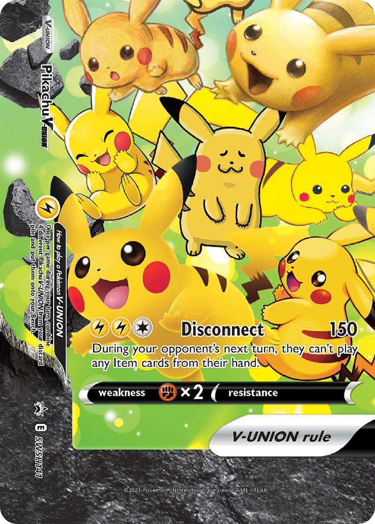 Pikachu V-UNION - SWSH141 - SWSH Black Star Promos