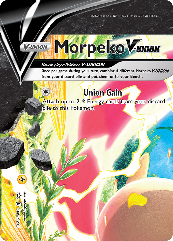Morpeko V-UNION - SWSH215 - SWSH Black Star Promos