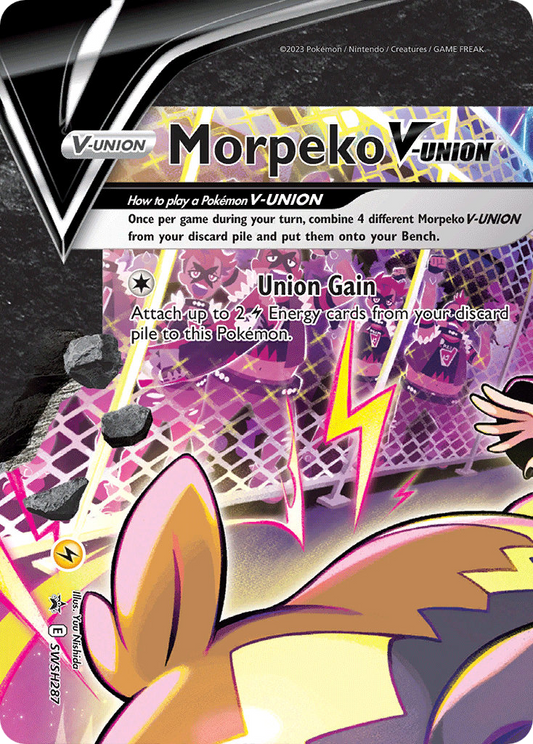 Morpeko V-UNION - SWSH287 - SWSH Black Star Promos
