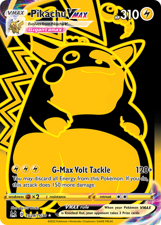 Pikachu VMAX - TG29 - Lost Origin Trainer Gallery