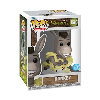 Shrek DreamWorks 30th Anniversary Donkey Glitter Funko Pop! Vinyl Figure #1598