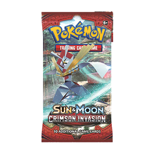 Pokémon Sun & Moon Crimson Invasion - Booster Pack - Rip'n ship