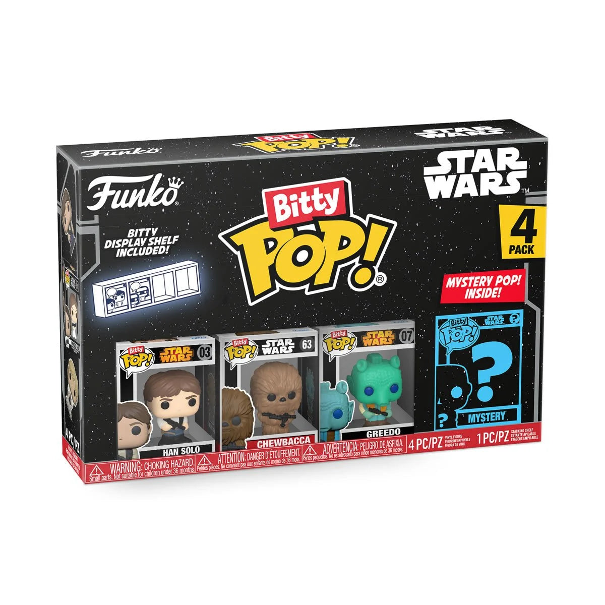 Star Wars Han Solo Funko Bitty Pop! Mini Figure 4-Pack