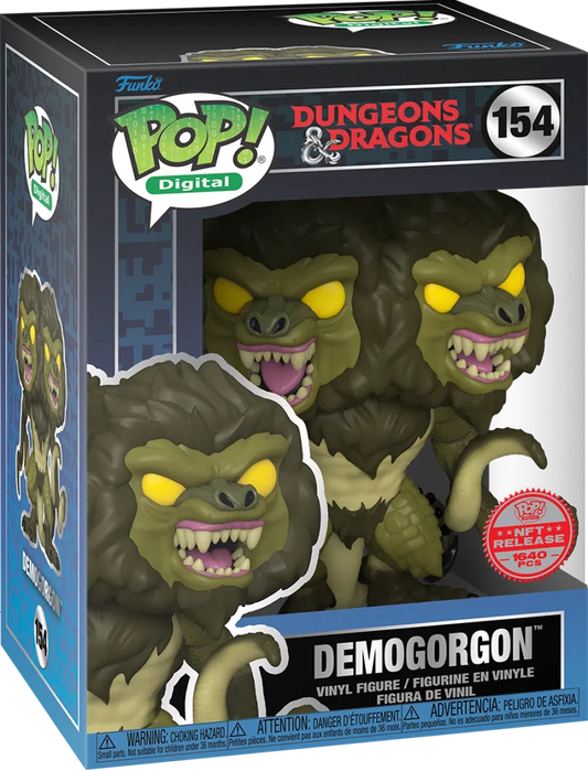 (Q4 2023) Funko Pop! Digital NFT /1640 - Dungeons & Dragons Demogorgon #154