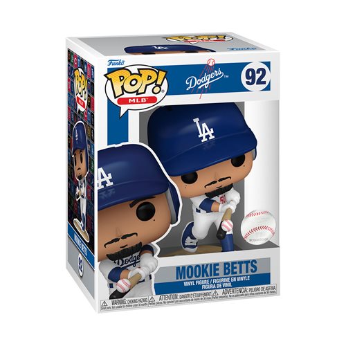MLB Dodgers Mookie Betts Funko Pop! Vinyl Figure #92