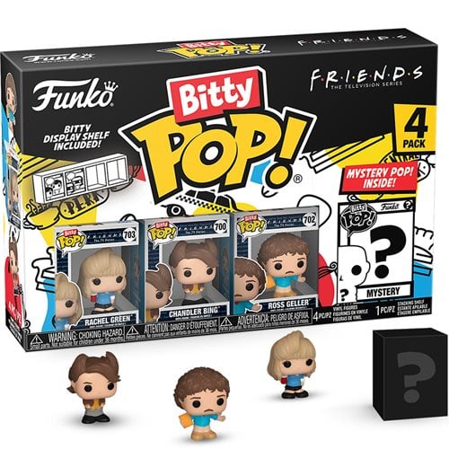 Friends Rachel Green 80's Funko Bitty Pop! Mini-Figure 4-Pack
