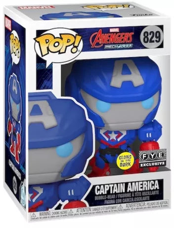 Captain America (Mecha) (Glow in the Dark) Funko Pop! #829(c)