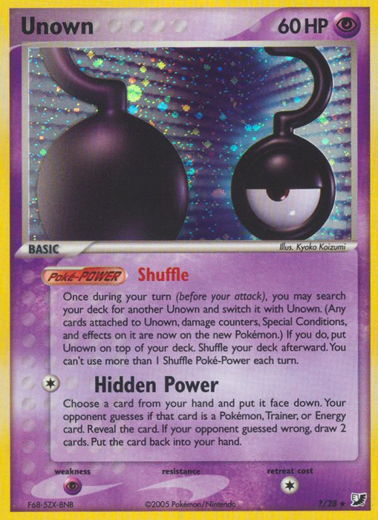 Unown - 00?/115 - Unseen Forces