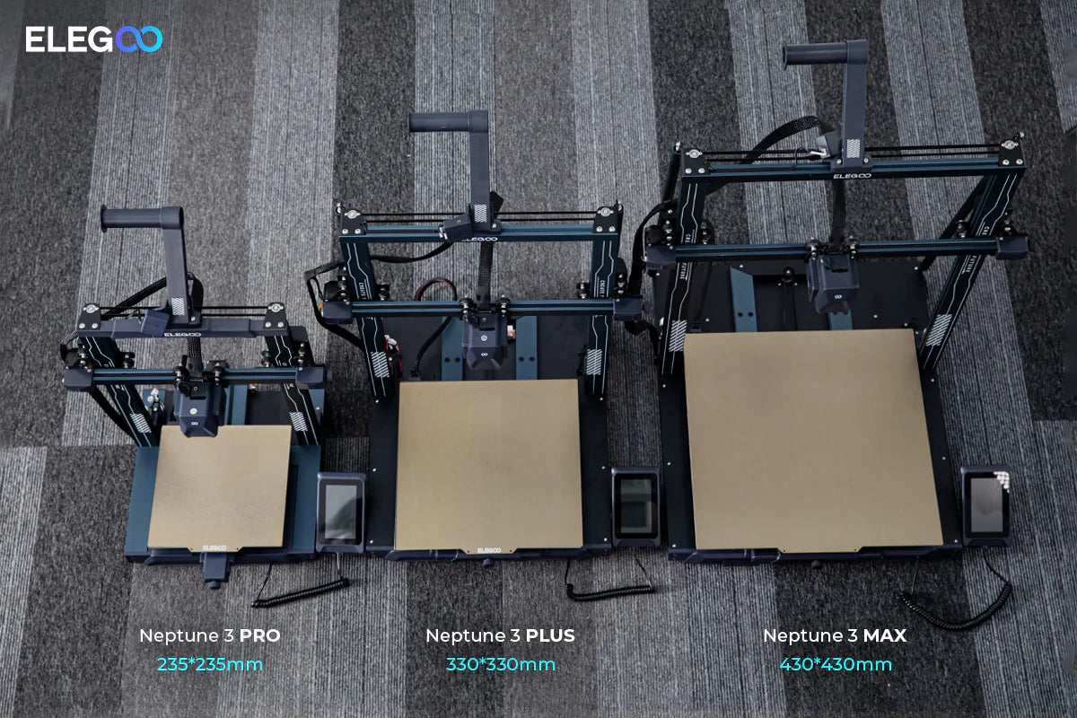 ELEGOO Neptune 3 Max FDM 3D Printer, Massive Printing Size of 420x420x500mm³