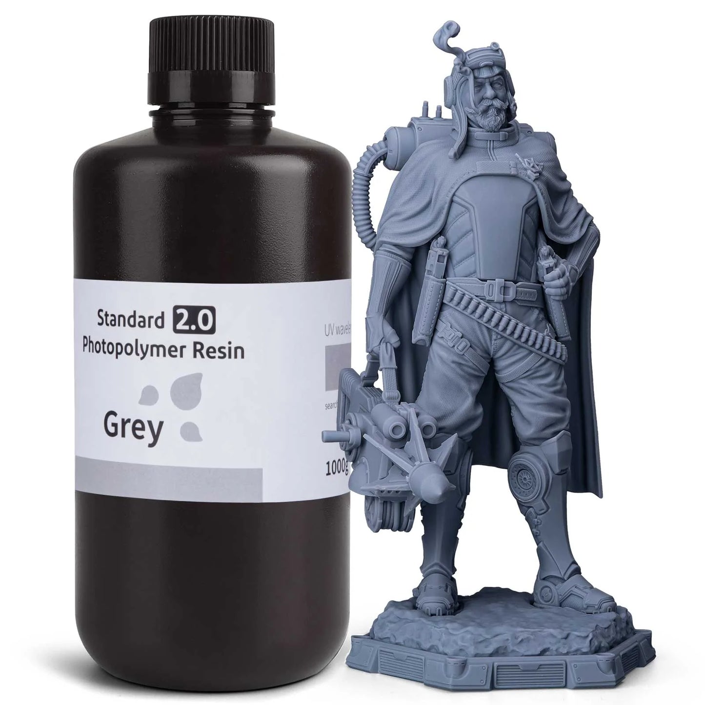 ELEGOO Standard Resin V2.0 Gray 1kg