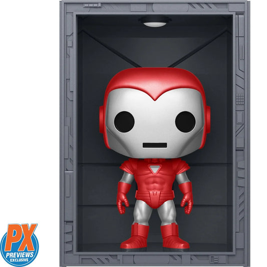 Marvel Iron Man Hall of Armor Mdl. 8 Dlx. Pop! Figure - PX Exclusive