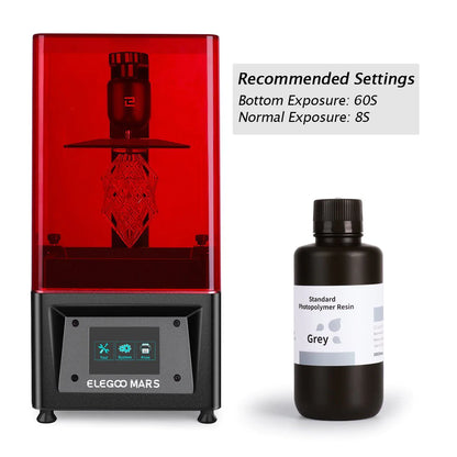 ELEGOO Standard LCD UV-Curing Photopolymer Rapid Resin for 3D Printers